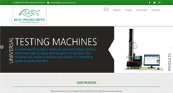 Desktop Screenshot of ecoinstrument.com.my